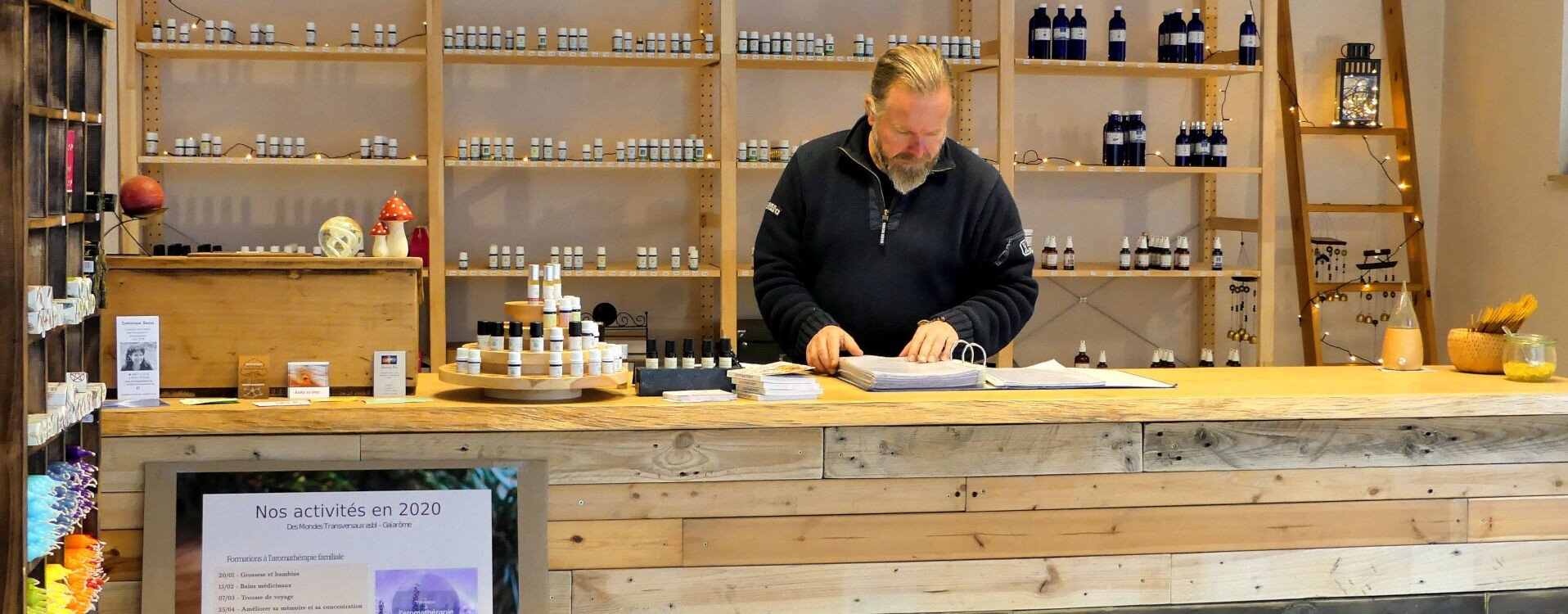 Une nouvelle boutique aromatique à Stavelot