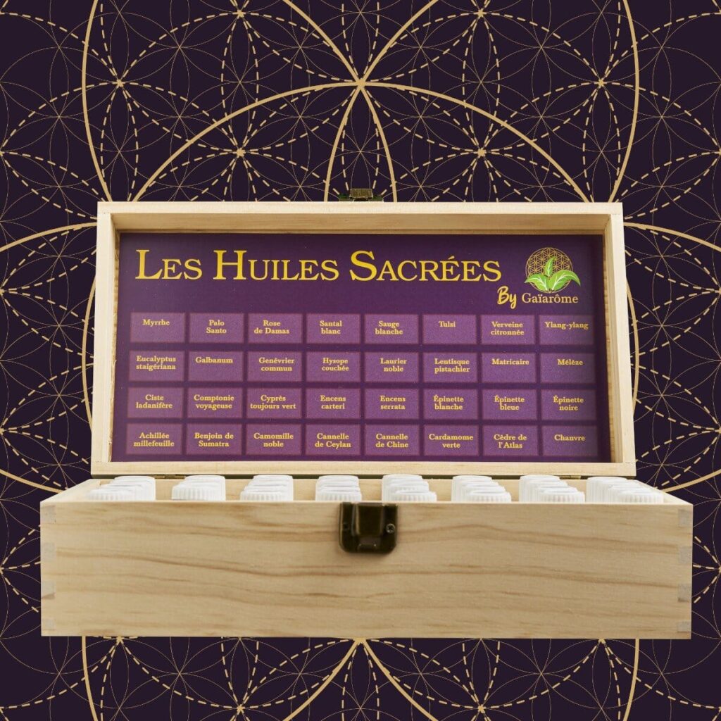 Coffret de 32 huiles sacrées par Gaïarôme