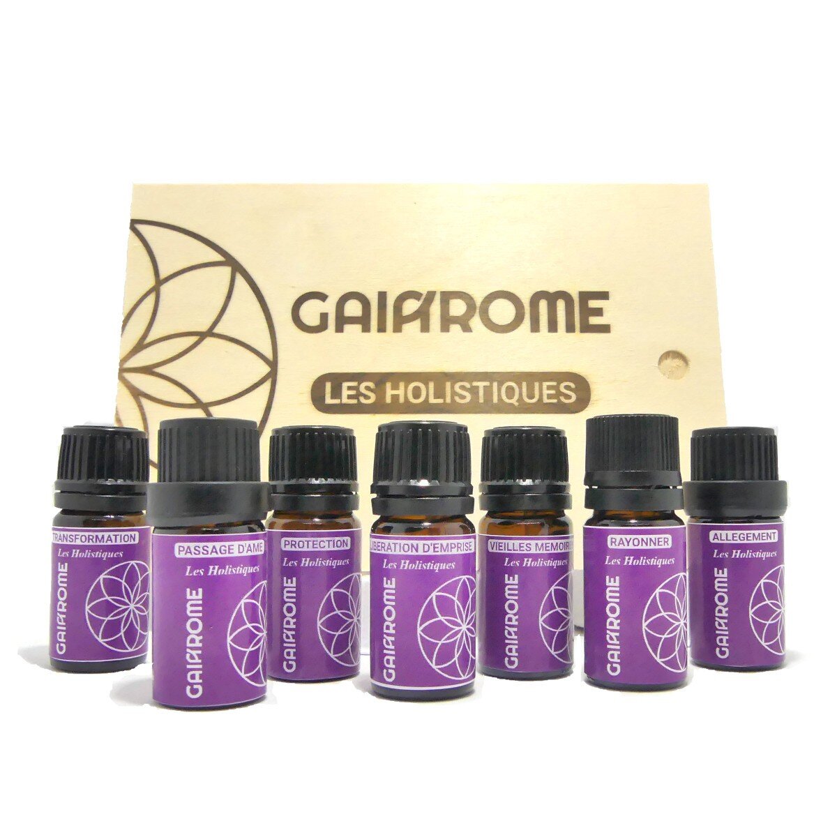 Le Coffret des 24 Synergies Holistiques Gaiarome