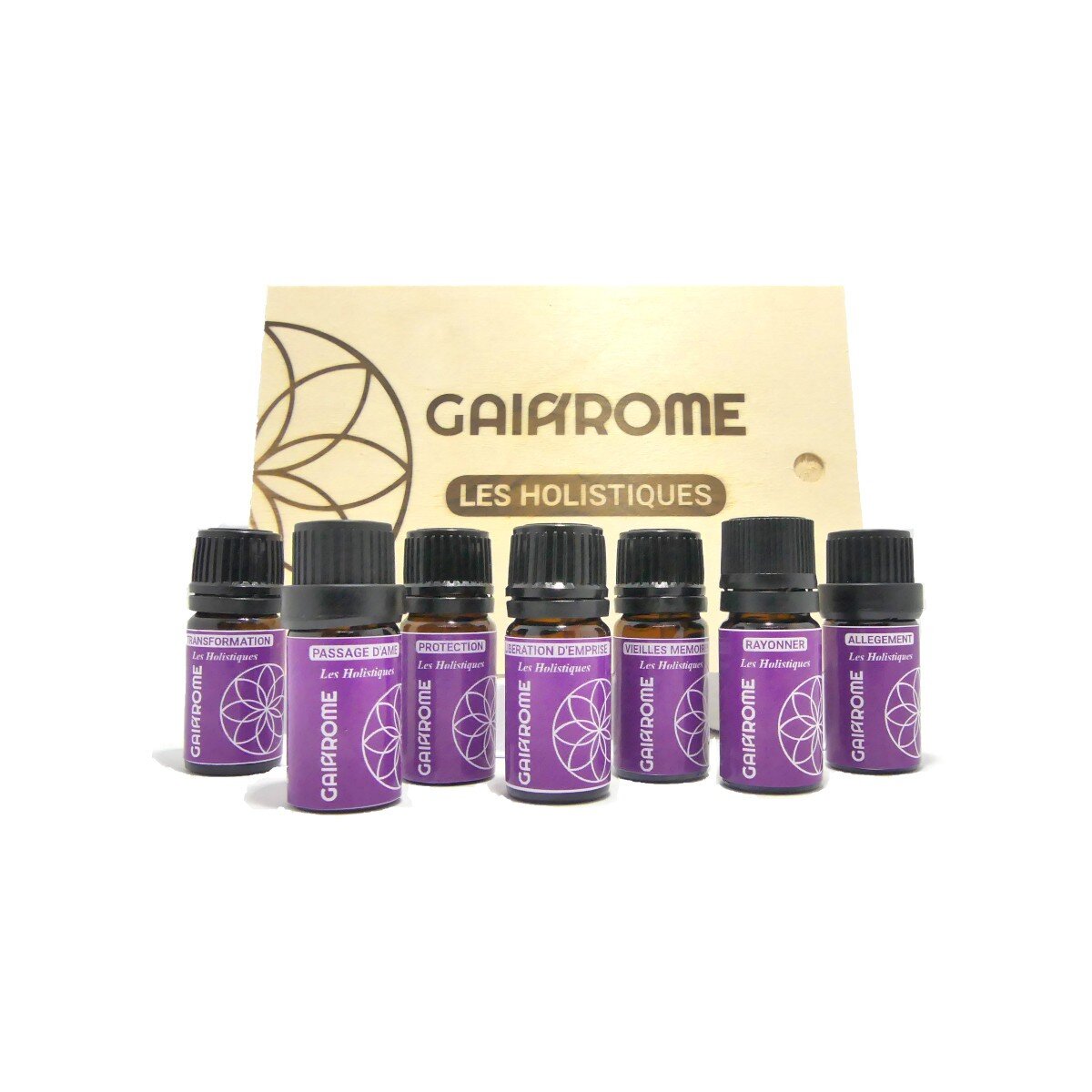 Le Coffret des 24 Synergies Holistiques Gaiarome