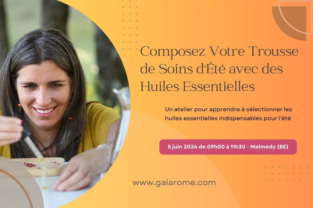 Formation en aromathérapie : la trousse de voyage 2024