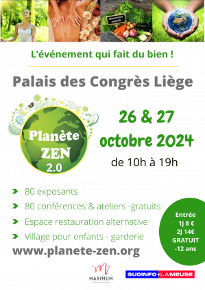 Planète zen à Liège - Octobre 2024