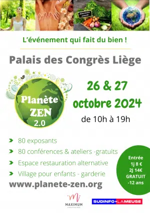 Planète zen à Liège - Octobre 2024