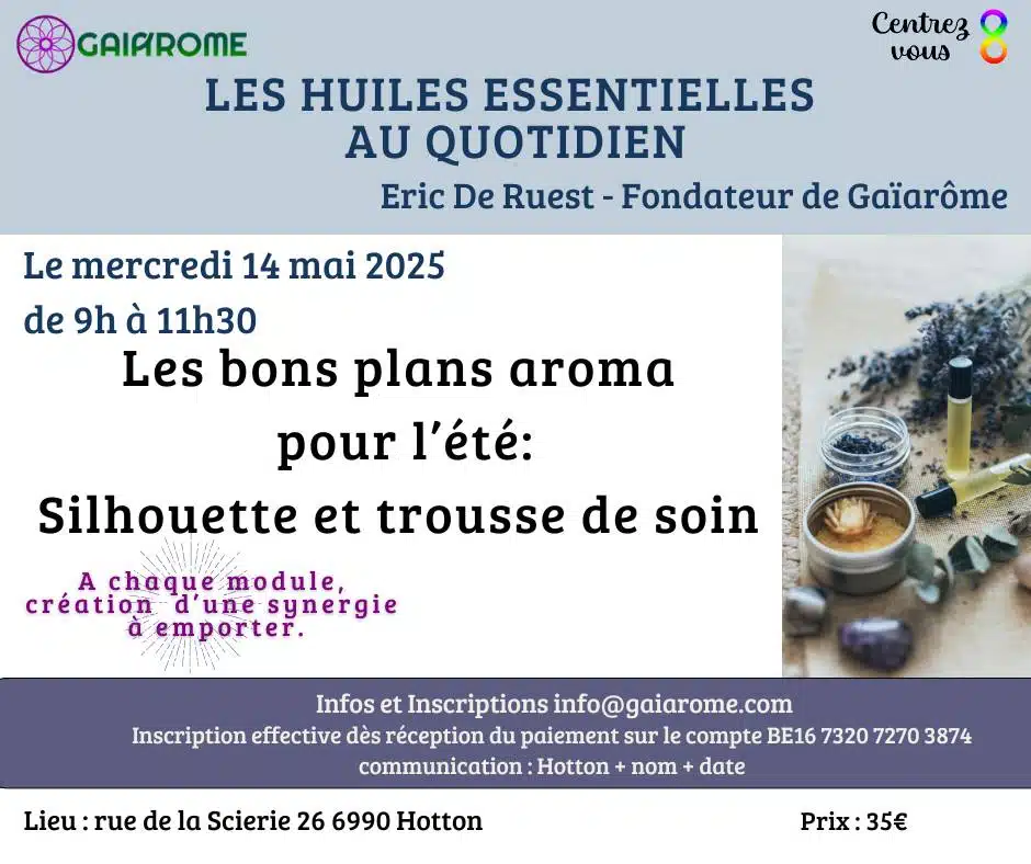 Formation Les Huiles essentielles au quotidien | Les indispensables de l'été !