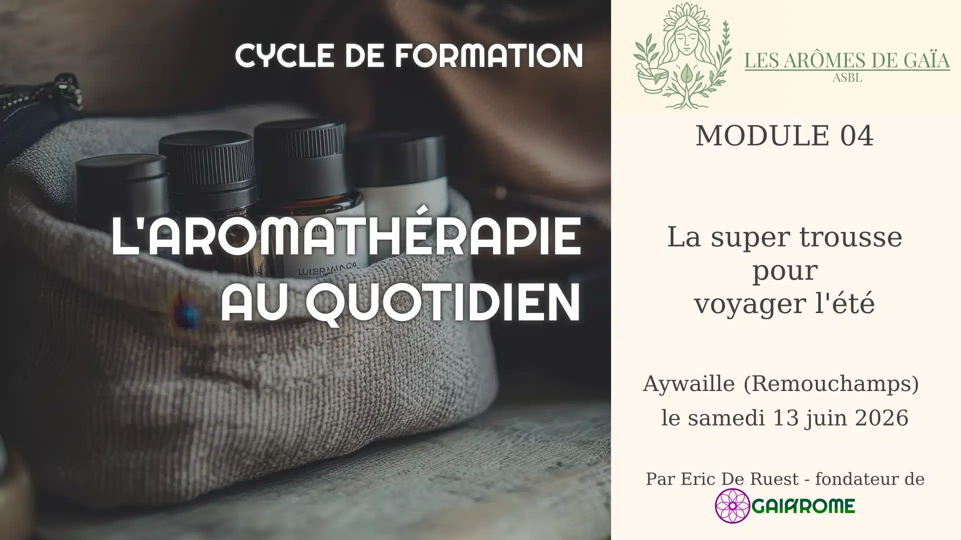 La super trousse pour voyager l'été - Formation